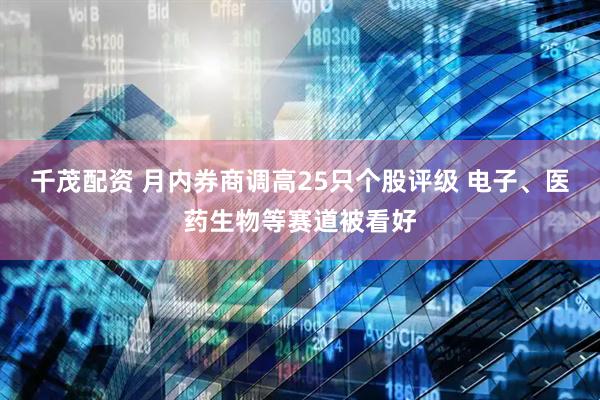 千茂配资 月内券商调高25只个股评级 电子、医药生物等赛道被看好